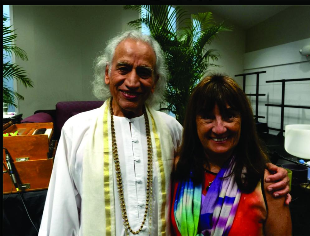 Photo of Peggy Sealfon and Yogi Amrit Desai